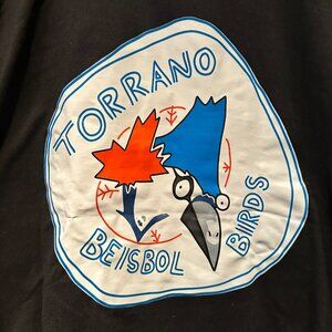 Torrano Beisbol Birds ( Toronto blue jays) black t shirt